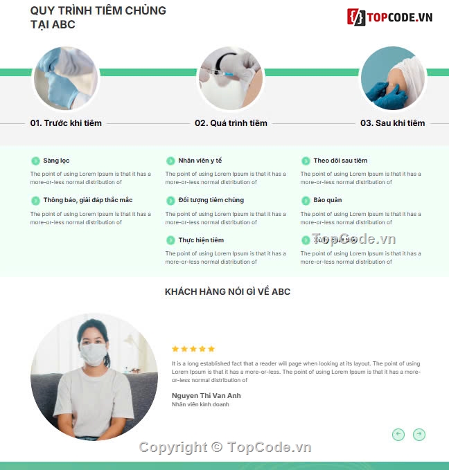 web tiêm chủng,web trung tâm tiêm chủng,Dịch vụ tiêm chủng,Sharecode Website Dịch Vụ Tiêm Chủng